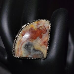 Unique Multicolor Stone Ring